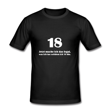Geschenk zum 18 T-Shirt - 18. Geburtstag
