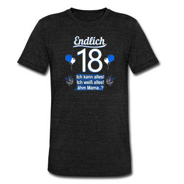 Geschenk zum 18 T-Shirt - 18 Geburtstag