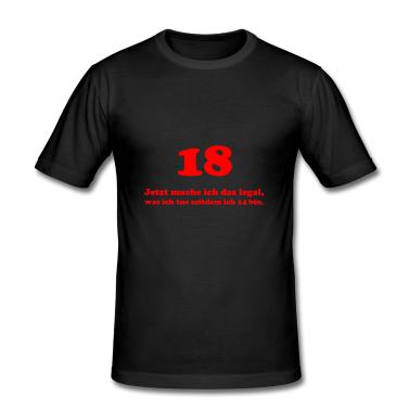 Geschenk zum 18 T-Shirt - 18. Geburtstag