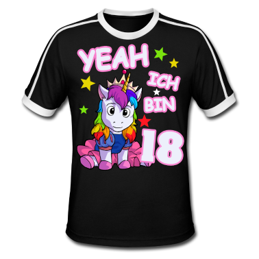 Geschenk zum 18 T-Shirt - 18. Geburtstag Einhorn Geburtstagsgeschenk 18
