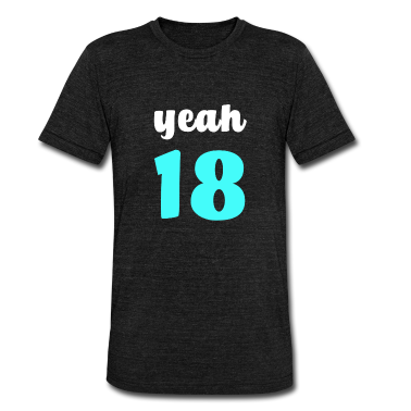 Geschenk zum 18 T-Shirt - Yeah 18