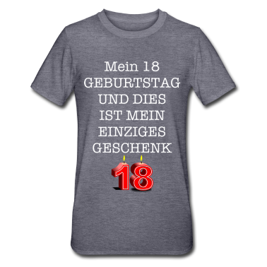 Geschenk zum 18 T-Shirt - 18. Geburtstag