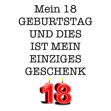 Motiv 18. GEBURTSTAG