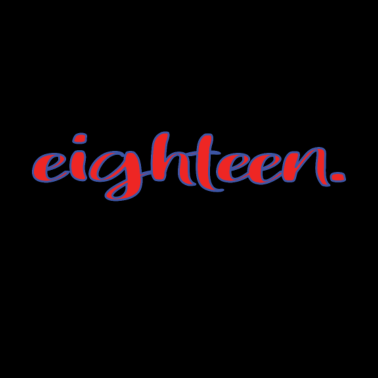 Motiv 18 Geburtstag