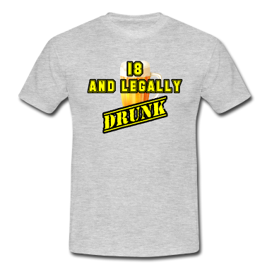 Geschenk zum 18 T-Shirt - 18. (gelb)