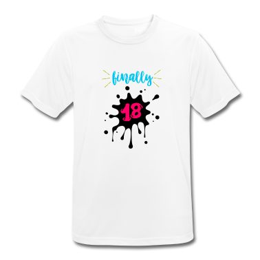 Geschenk zum 18 T-Shirt - 18. Geburtstag - Endlich 18 und Erwachsen