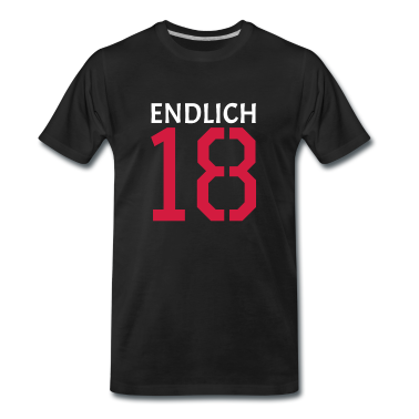 Geschenk zum 18 T-Shirt - endlich 18
