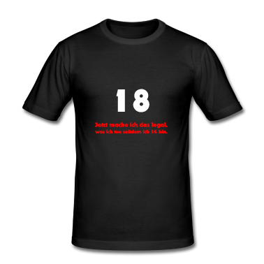 Geschenk zum 18 T-Shirt - 18. Geburtstag