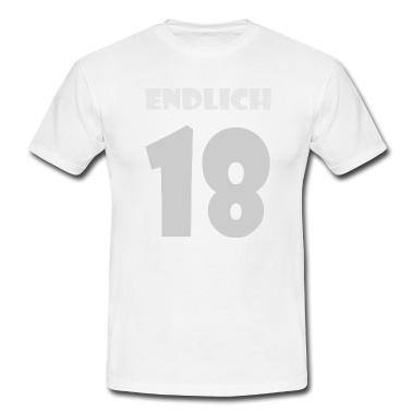 Geschenk zum 18 T-Shirt - endlich 18