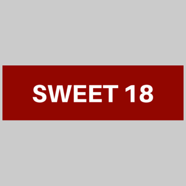 Motiv Sweet 18