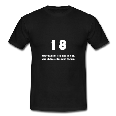 Geschenk zum 18 T-Shirt - 18. Geburtstag