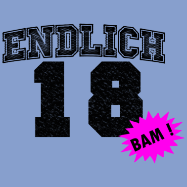 Motiv Endlich 18 Bam 18 Geburtstag