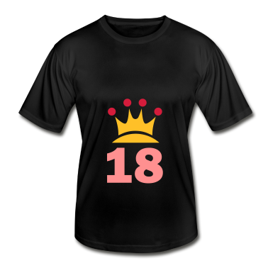 Geschenk zum 18 T-Shirt - Krone 18