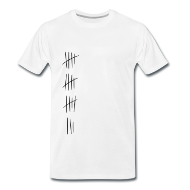 Geschenk zum 18 T-Shirt - Strichliste zum 18. Geburtstag