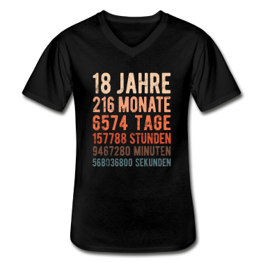 Geschenk zum 18 T-Shirt - 18. Geburtstag - 18 Jahre