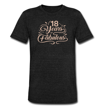 Geschenk zum 18 T-Shirt - 18 fabelhafte Jahre - 18. Geburtstag