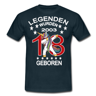 Geschenk zum 18 T-Shirt - 18. Geburtstag 18 Jahre Jahrgang 2003