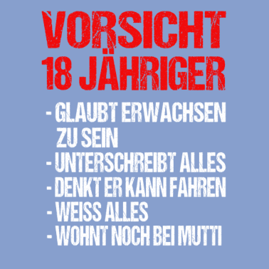 Motiv 18 Jahre 18 Geburtstag Geschenk