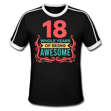 Geschenk zum 18 T-Shirt - 18. Geburtstag