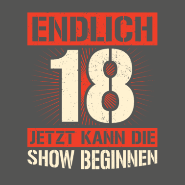 Motiv Endlich 18 Geburtstag Geschenk 18 Jahre