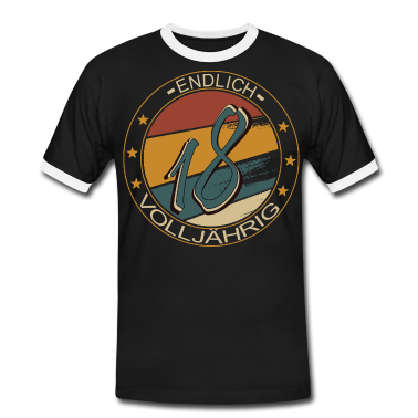 Geschenk zum 18 T-Shirt - Endlich 18! Volljährig 18. Geburtstag Geschenk