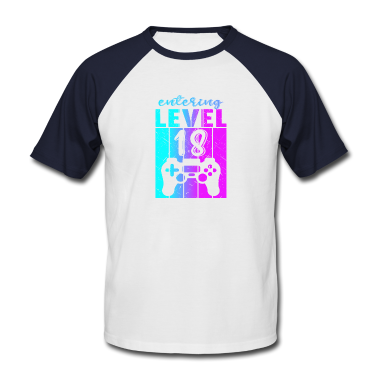 Geschenk zum 18 T-Shirt - Level 18 Gaming Controller 18. Geburtstag