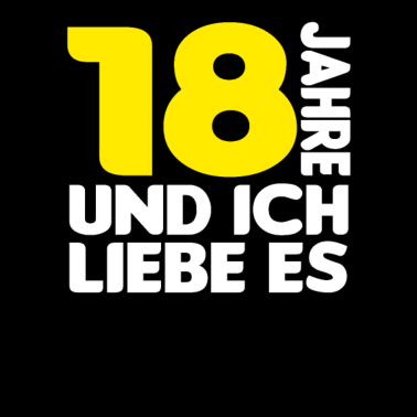 Motiv 18 Jahre 18 Geburtstag Geschenk