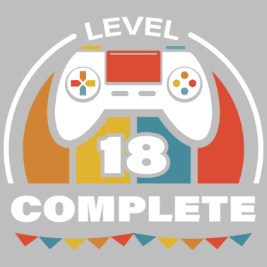 Motiv Level 18 Complete / 18.Geburtstag