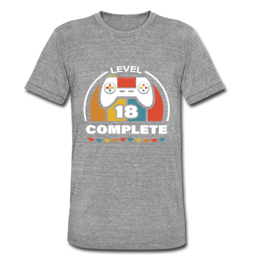 Geschenk zum 18 T-Shirt - Level 18 Complete / 18.Geburtstag