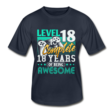 Geschenk zum 18 T-Shirt - 18. Geburtstag 18 Jahre Gamer Level 18 Complete