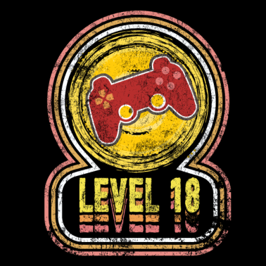 Motiv 18. Geburtstag Geschenk - 18 Jahre alt - Level 18