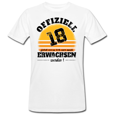 Geschenk zum 18 T-Shirt - 18 Geburtstag 18 Jahre Volljährig Erwachsen 18ter