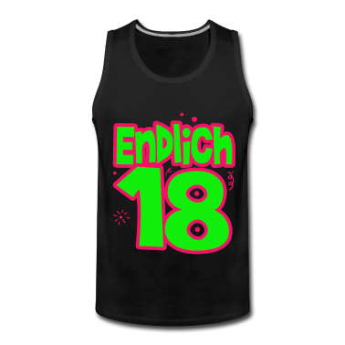 Geschenk zum 18 Tank Top - 18. Geburtstag - Endlich 18