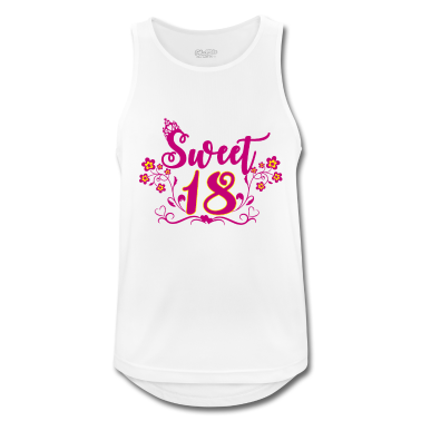 Geschenk zum 18 Tank Top - süße 18, 18. Geburtstag
