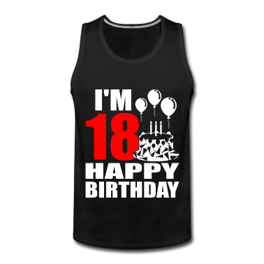 Geschenk zum 18 Tank Top - 18 18. Geburtstag Geschenk Geschenkidee