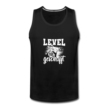 Geschenk zum 18 Tank Top - 18 Geburtstag Gamer Level 18