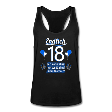 Geschenk zum 18 Tank Top - 18 Geburtstag