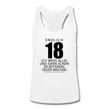 Geschenk zum 18 Tank Top - 18 Jahre
