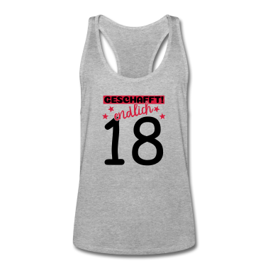 Geschenk zum 18 Tank Top - endlich 18 geschafft!