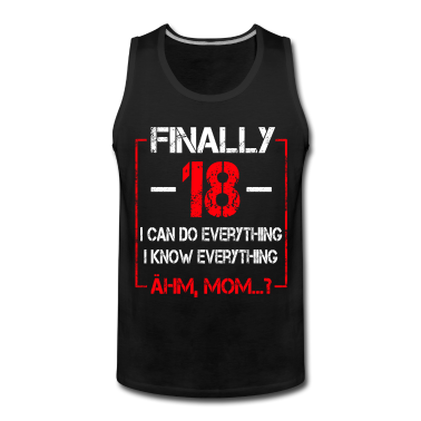 Geschenk zum 18 Tank Top - 18 Geburtstag Junge Frau 18 Geschenk 18 Jahre