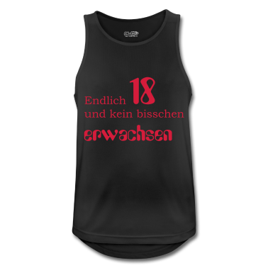 Geschenk zum 18 Tank Top - endlich 18