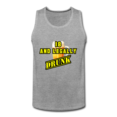Geschenk zum 18 Tank Top - 18. (gelb)