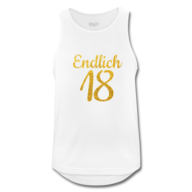 Geschenk zum 18 Tank Top - Endlich 18
