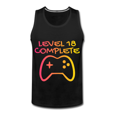 Geschenk zum 18 Tank Top - 18 Geburtstag - Level 18 Complete - Gamer 18 Jahre