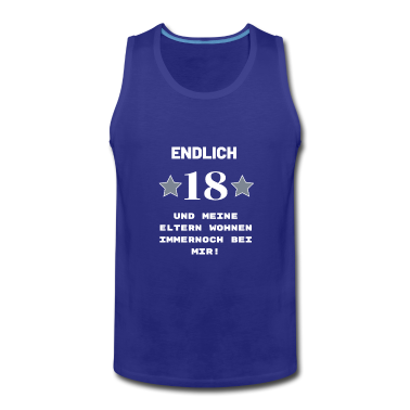 Geschenk zum 18 Tank Top - Endlich 18