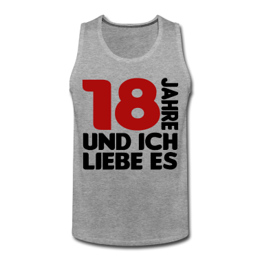 Geschenk zum 18 Tank Top - 18 Jahre 18 Geburtstag Geschenk