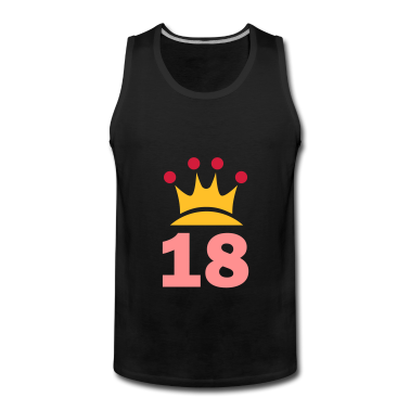 Geschenk zum 18 Tank Top - Krone 18
