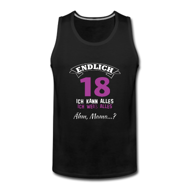Geschenk zum 18 Tank Top - Endlich 18
