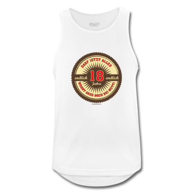 Geschenk zum 18 Tank Top - 18 wohnt bei Mutti - 2002 18 Geburtstag