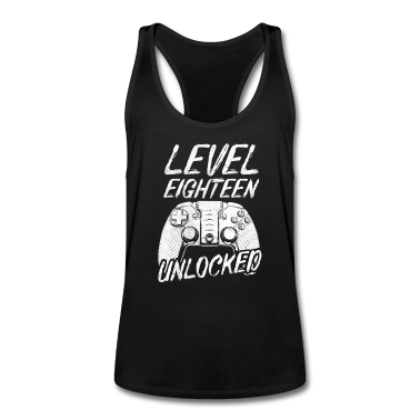 Geschenk zum 18 Tank Top - Level 18 Unlocked 18. Geburtstag